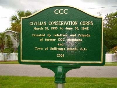 Civilian Conservation Corps Marker. Click for full size. Civilian Conservation Corps Marker image. Click for full size.