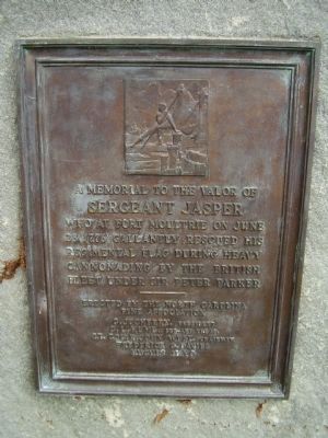 Sergeant Jasper Marker. Click for full size. Sergeant Jasper Marker image. Click for full size.