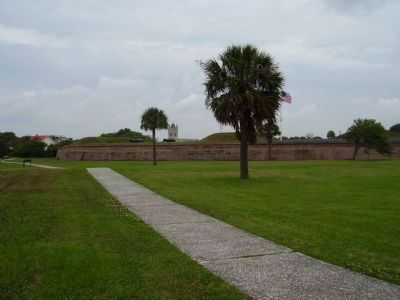 Site of Fort Sullivan. Click for full size. Site of Fort Sullivan image. Click for full size.