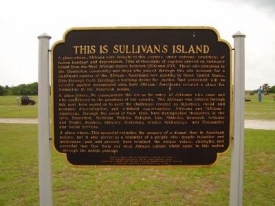 Sullivan's Island Marker image. Click for full size.