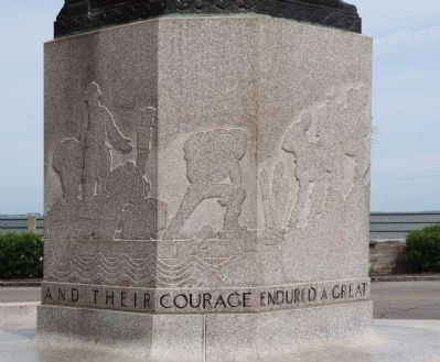 Confederate Defenders of Charleston Marker west face image. Click for full size.