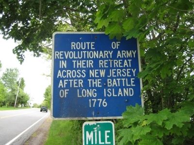 Revolutionary Army Route Marker. Click for full size. Revolutionary Army Route Marker image. Click for full size.