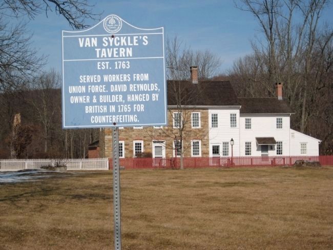 David Reynolds Tavern - aka Van Syckles Tavern image. Click for full size.