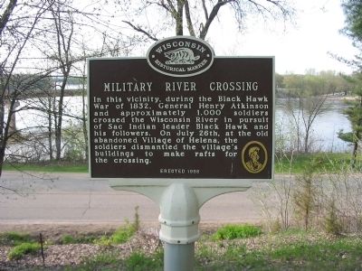 Military River Crossing Marker image. Click for full size.