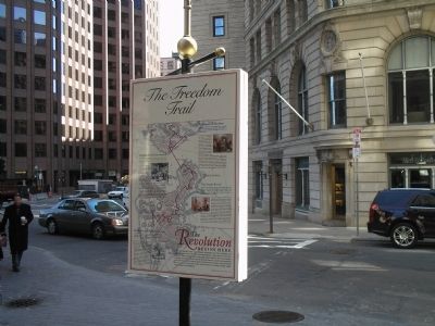 The Freedom Trail Marker image. Click for full size.