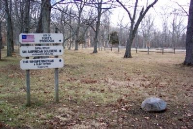 Site of Fort St. Clair and Marker image. Click for full size.