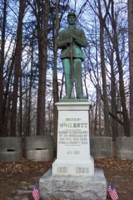Ortt's Preble County Civil War Memorial image. Click for full size.
