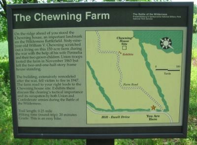 The Chewning Farm Marker image. Click for full size.