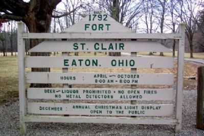 The Fort St. Clair Park Entrance. Click for full size. The Fort St. Clair Park Entrance image. Click for full size.