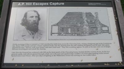 A.P. Hill Escapes Capture Marker image. Click for full size.