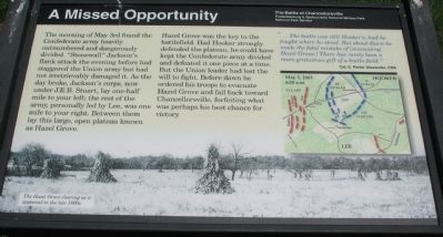 A Missed Opportunity Marker. Click for full size. A Missed Opportunity Marker image. Click for full size.