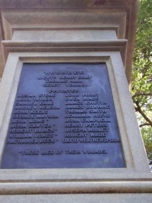 Back of Monument - Upper Plaque image. Click for full size.