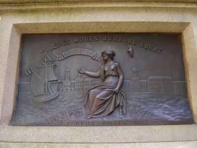 Back of Monument - Lower Plaque image. Click for full size.