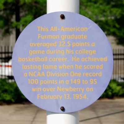 Frank Selvy Marker. Click for full size. Frank Selvy Marker image. Click for full size.