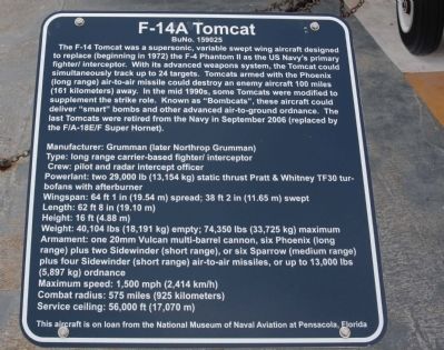 F-14 Tomcat Marker image. Click for full size.