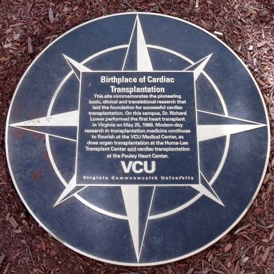 Birthplace of Cardiac Transplantation Marker. Click for full size. Birthplace of Cardiac Transplantation Marker image. Click for full size.