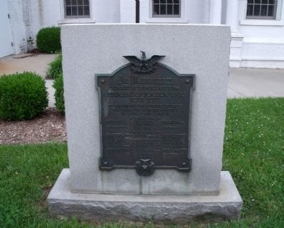 Nearby VFW WWI and WWII Memorial image. Click for full size.