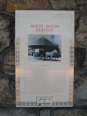 White House Station Marker image. Click for full size.