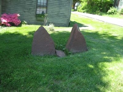 Stones at Centerville - Perhaps original route markers. Click for full size. Stones at Centerville - Perhaps original route markers image. Click for full size.