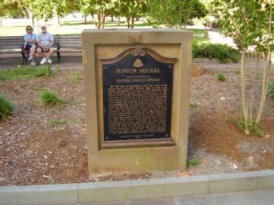 Marion Square Marker image. Click for full size.