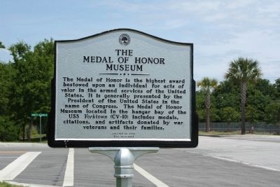 Patriots Point Naval & Maritime Museum/The Medal of Honor Museum Marker image. Click for full size.