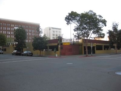 Site of College of California Marker. Click for full size. Site of College of California Marker image. Click for full size.