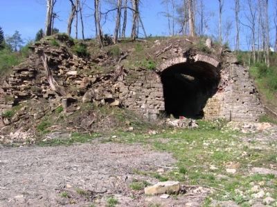 Mt Savage Iron Furnace Ruins image. Click for full size.