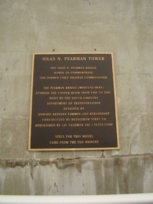 Silas N. Pearman Tower Marker image. Click for full size.