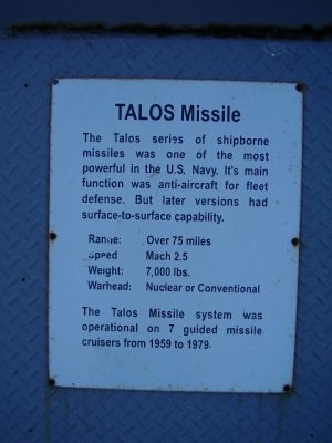 TALOS Missile Marker image. Click for full size.