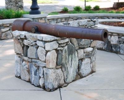 Cannon at the Entrance to McPherson Park. Click for full size. Cannon at the Entrance to McPherson Park image. Click for full size.