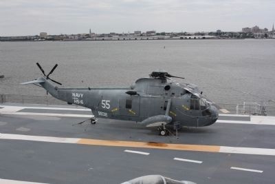 SH-3G Sea King and Marker image. Click for full size.