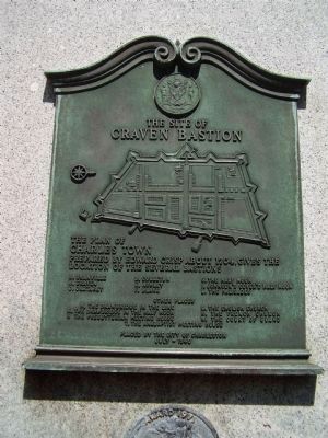 The Site of Craven Bastion Marker image. Click for full size.
