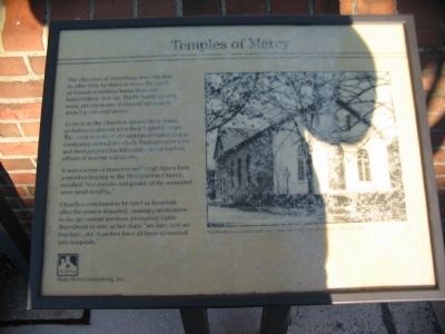 Temples of Mercy Marker. Click for full size. Temples of Mercy Marker image. Click for full size.