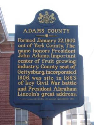 Adams County Marker image. Click for full size.