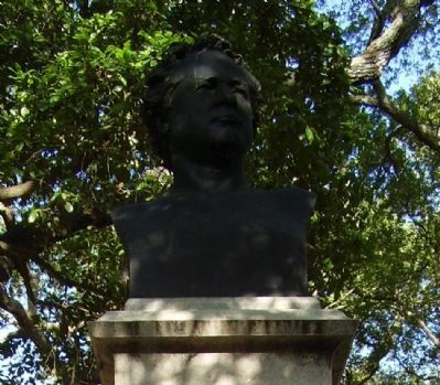 Sculpture of William Gilmore Simms. Click for full size. Sculpture of William Gilmore Simms image. Click for full size.