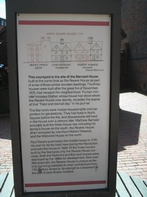 North Square Houses, 1715 Marker. Click for full size. North Square Houses, 1715 Marker image. Click for full size.