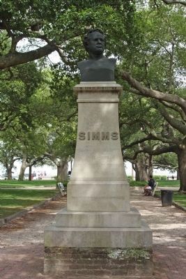 William Gilmore Simms Monument. Click for full size. William Gilmore Simms Monument image. Click for full size.