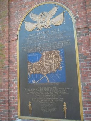 Paul Revere Mall Marker image. Click for full size.