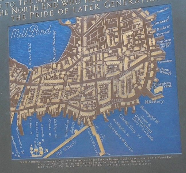 North End Map from Marker image. Click for full size.