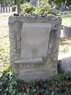 Grave of Herman Melville. Click for full size. Grave of Herman Melville image. Click for full size.