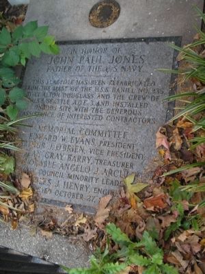 John Paul Jones Marker. Click for full size. John Paul Jones Marker image. Click for full size.