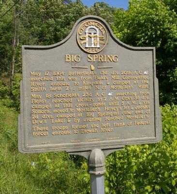Big Spring Marker. Click for full size. Big Spring Marker image. Click for full size.