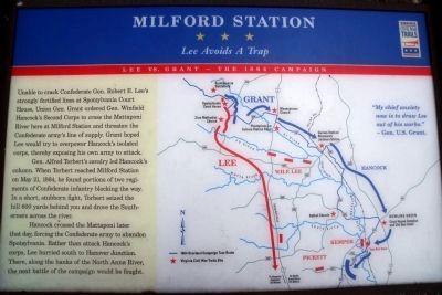 Milford Station CWT Marker image. Click for full size.