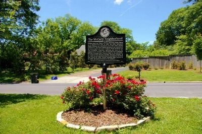 The McCarty Neighborhood Marker image. Click for full size.
