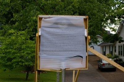 The McCarty Neighborhood Marker. Click for full size. The McCarty Neighborhood Marker image. Click for full size.