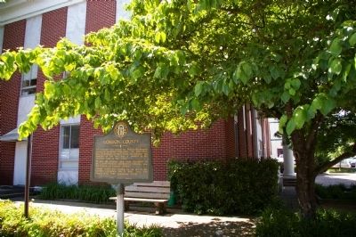 Gordon County Marker. Click for full size. Gordon County Marker image. Click for full size.