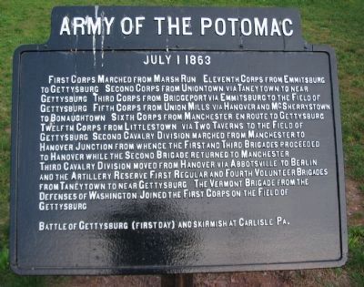 Army of the Potomac Tablet image. Click for full size.
