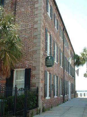 The Site of Granville Bastion Marker At #40 East Bay St. image. Click for full size.