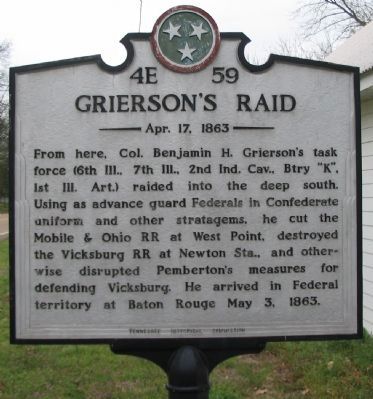 Grierson's Raid Marker image. Click for full size.