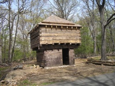 American Blockhouse. Click for full size. American Blockhouse image. Click for full size.